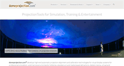 Desktop Screenshot of domeprojection.com