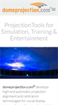 Mobile Screenshot of domeprojection.com